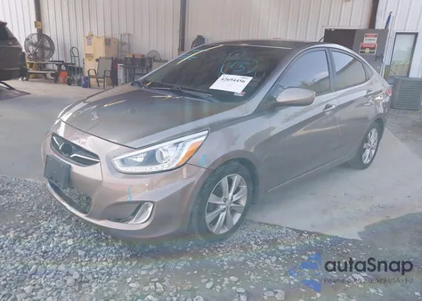 2014 Hyundai Accent Gls из США, поврежденный, VIN KMHCU4AE9EU614902